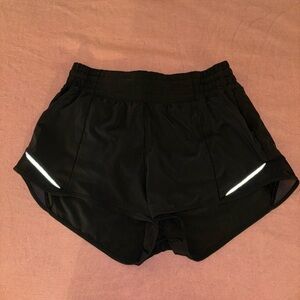 lululemon athletica Black Hotty Hot 2.5 Shorts